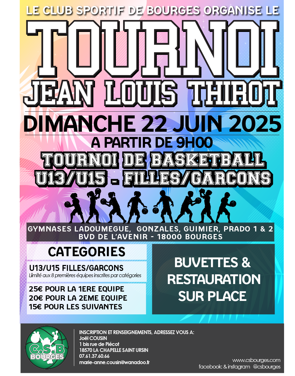 Affiche tournoi asptt 2025