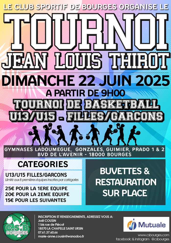 Affiche tournoi asptt 2026